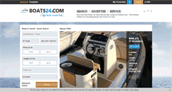 Desktop Screenshot of boats24.com